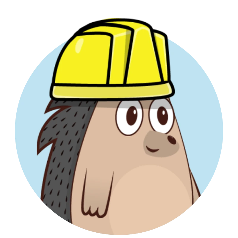 Flint, the cave explorer, in his yellow hard hat
