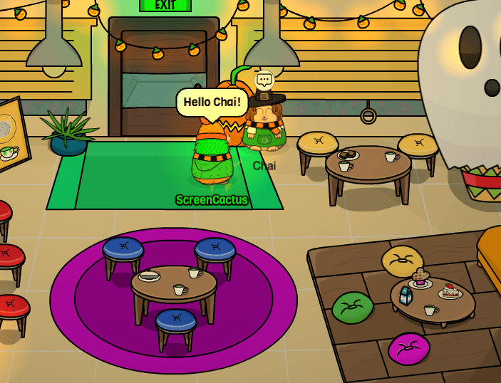 ScreenCactus talking to Chai